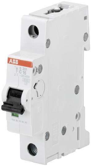 Автоматический выключатель S201-C10 1Р 10А C 6kA ABB